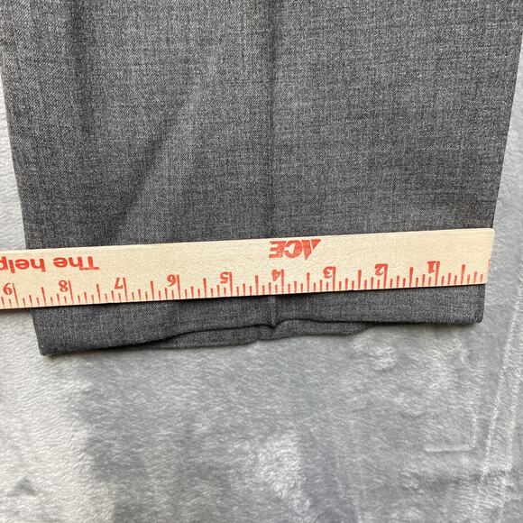 Vintage Tailors Row By Deansgate Worsted Wool Cuffed Pants Men’s Size 38x37 Gray - Picture 6 of 11
